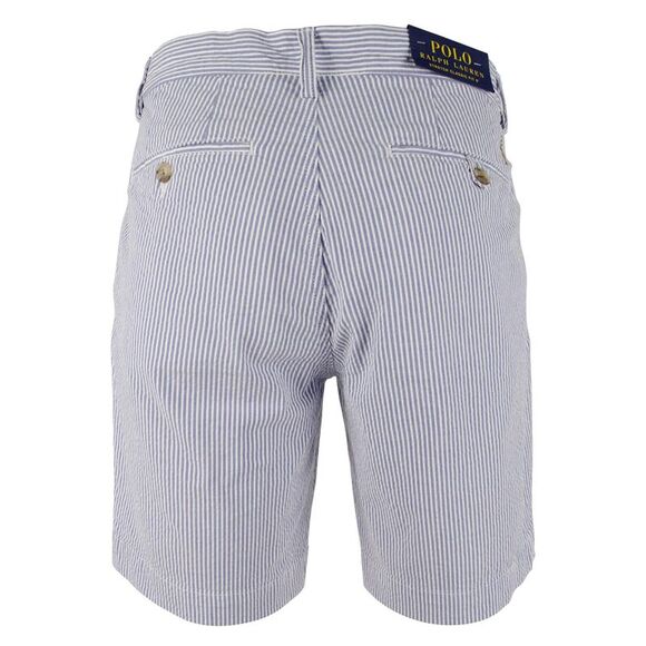 Men's Stretch Classic Fit 9-Inch Inseam Seersucker Shorts - Picture 6 of 6